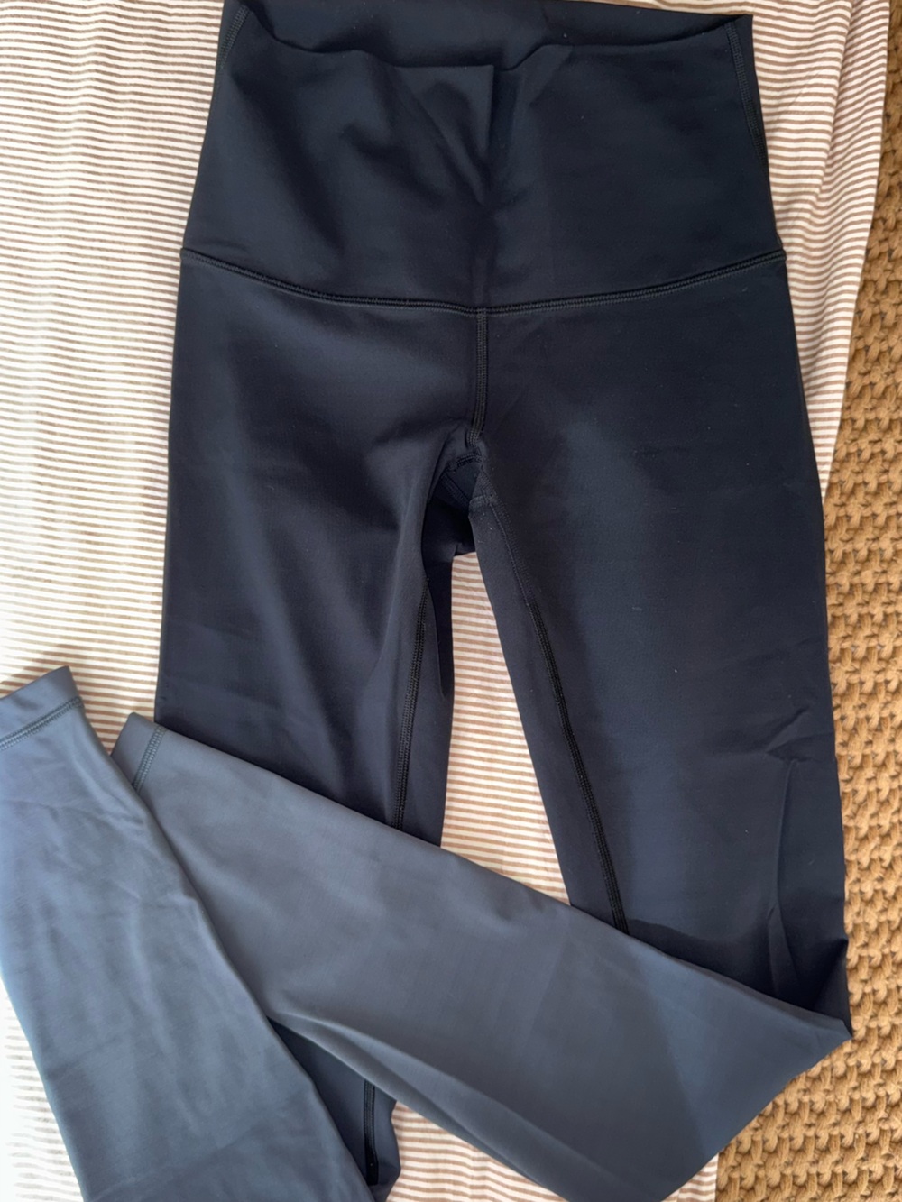 Lululemon Black Gray Ombré High-Rise Leggings